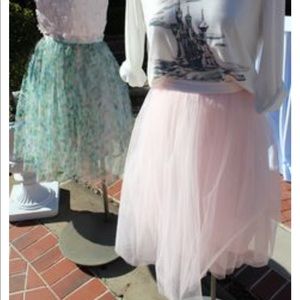 Lauren Conrad Cinderella pink tulle skirt
